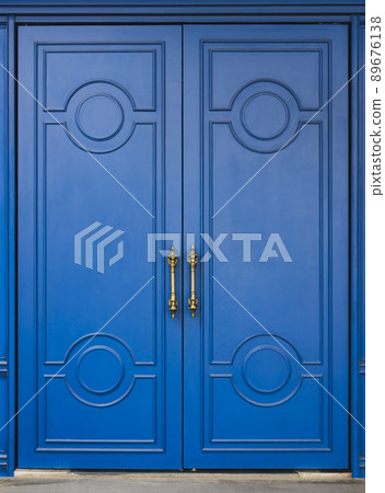 Blue Door Handle Classic style House Interior decoration Blue Door Handle Classic style House Interior decoration 89676138