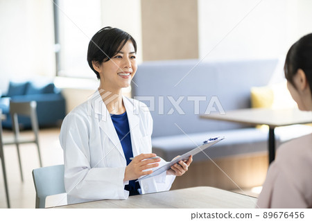 Interview by an industrial physician Interview Stress check Medical examination 89676456