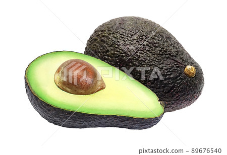 Avocado Illustration Real Set Avocado Illustration Real Set 89676540