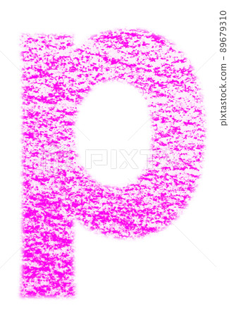 Alphabet drawn with crayon p lowercase pink background white with high resolution pass Other colors available Alphabet drawn with crayon p lowercase pink background white with high resolution pass Other colors available 89679310