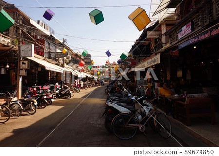 Siem Reap cityscape 89679850