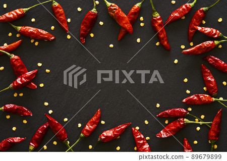 Hawk's claws on a black slate plate Hawk's claws on a black slate plate 89679899