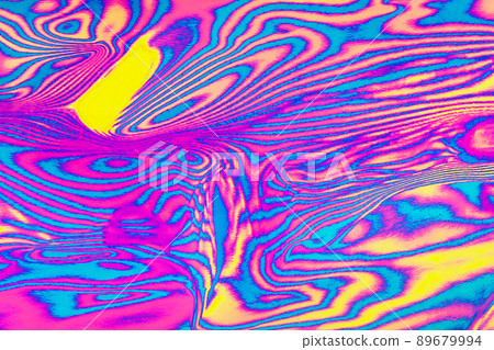 neon colored psychedelic fluorescent striped zebra textured background 89679994