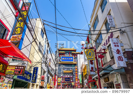 [Kanagawa Prefecture] Yokohama Chinatown where Chinese restaurants are lined up 89679997