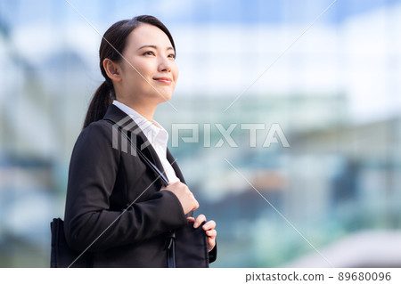 Female business job hunting new employee shooting cooperation "LINK FOREST" 89680096