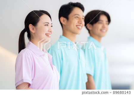 Caregiver, helper, nurse, medical photography cooperation "LINK FOREST" 89680143