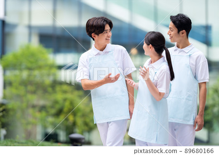 Caregiver, helper, nurse, medical photography cooperation "LINK FOREST" 89680166