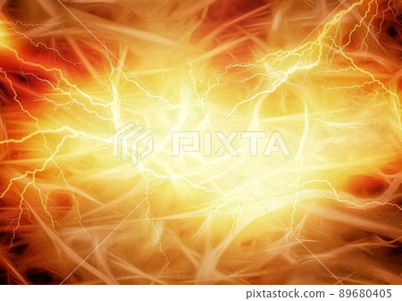 Illustration of a burning fire Illustration of a burning fire 89680405