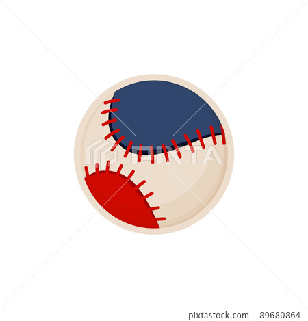 Baseball Ball Sketch Colorful Vector Illustration Baseball Ball Sketch Colorful Vector Illustration 89680864