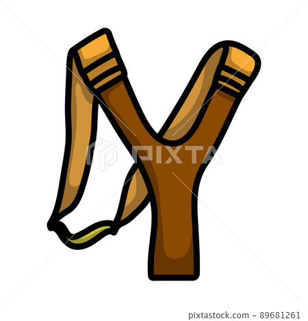 Icon Of Hunting Slingshot Icon Of Hunting Slingshot 89681261