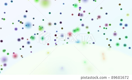 CG水晶球,許多五顏六色的玻璃球,一側 CG水晶球,許多五顏六色的玻璃球,一側 89681672