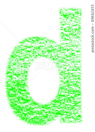 Alphabet drawn with crayon d Lowercase letter Green background White With high resolution pass Other colors available Alphabet drawn with crayon d Lowercase letter Green background White With high resolution pass Other colors available 89682855