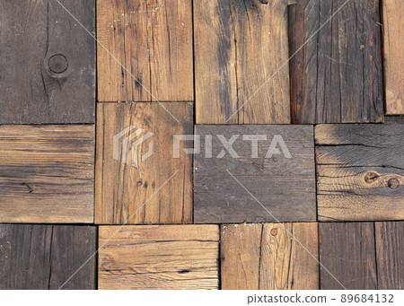 Squared blocks wood textured background Squared blocks wood textured background 89684132