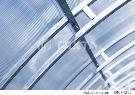 Modern greenhouse structure, roof and frame Modern greenhouse structure, roof and frame 89684292