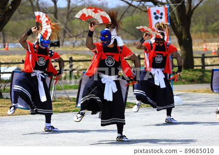 Kitakami City, Iwate Prefecture, folk entertainment, Devil's Sword Dance 89685010