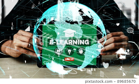 E-learning for Student and University conceptual E-learning for Student and University conceptual 89685670