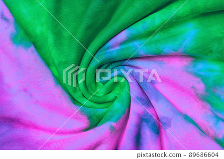 Abstract tie dye multicolor fabric cloth purple pattern texture Abstract tie dye multicolor fabric cloth purple pattern texture 89686604