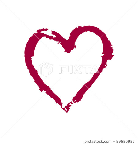 Icon in hand draw style. Drawing with wax crayons, children's creativity 89686985