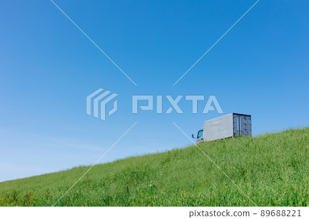 Truck transportation image Truck transportation image 89688221