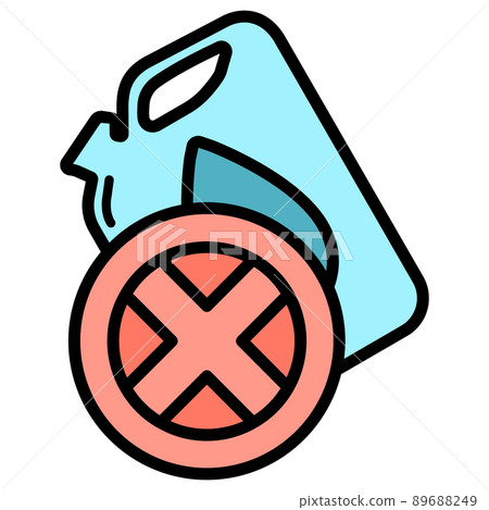 Stop use barrel oil industry, world oil pollution by petroleum concept icon, green eco earth cartoon flat vector illustration, isolated on black. Stop use barrel oil industry, world oil pollution by petroleum concept icon, green eco earth cartoon flat vector illustration, isolated on black. 89688249