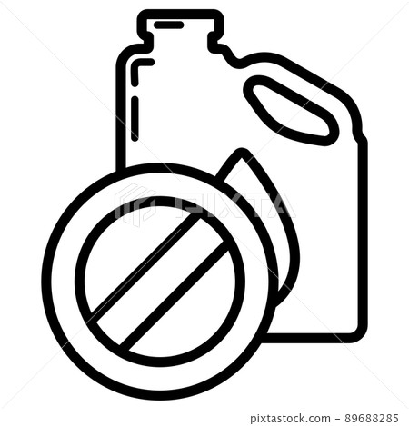 Stop use barrel oil industry, world oil pollution by petroleum concept icon, green eco earth simple flat vector illustration, isolated on white. Stop use barrel oil industry, world oil pollution by petroleum concept icon, green eco earth simple flat vector illustration, isolated on white. 89688285
