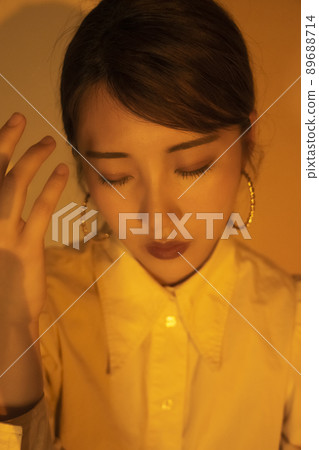 橙光女時尚陰影 橙光女時尚陰影 89688714