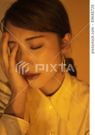 橙光女時尚陰影 橙光女時尚陰影 89688726