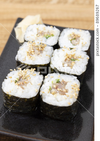 Norimaki of horse mackerel Norimaki of horse mackerel 89689267