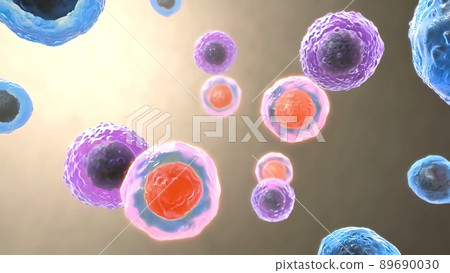 Antigen Recognition by B-cell and T-cell Receptors - Stock Illustration ...