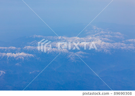Tokachidake mountain range seen from Sora 89690308