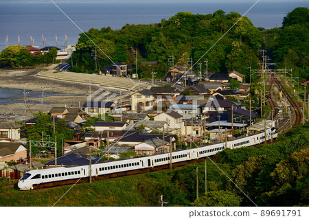 [Overview of Hizen-Iida and Ariake Sea] 885 series, white Kamome 89691791