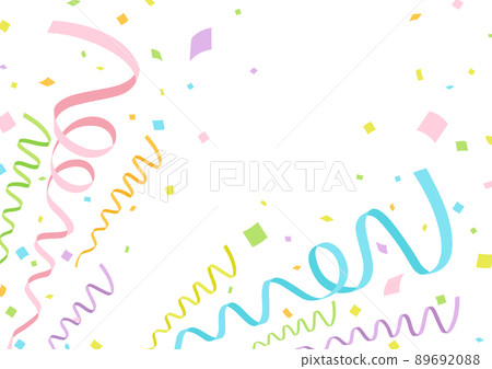 Lively cracker vector material / pastel colors / Easter / baby 89692088