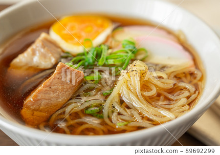Konjac noodle soy sauce ramen Konjac noodle soy sauce ramen 89692299