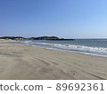 Gentle waves at Shobutahama Beach 89692361