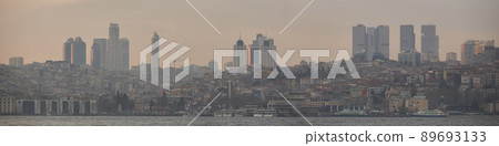 Besiktas coastline, the European side of Istanbul. 89693133