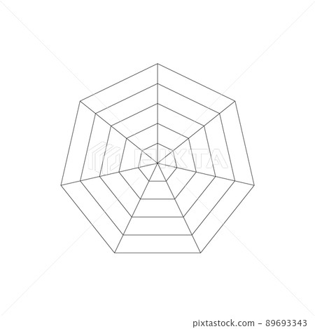 簡單的七邊形雷達圖 ―― 5 步 7 項 簡單的七邊形雷達圖 ―― 5 步 7 項 89693343