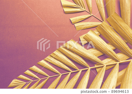 Blurred background of palm leaves with vintage filter. Copy space. Blurred background of palm leaves with vintage filter. Copy space. 89694613