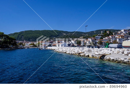 Nature has generously rewarded the island of Skiathos with picturesque landscapes, and you should definitely take a walk through the parks, valleys, embankments surrounded with rocks and green trees 89694960