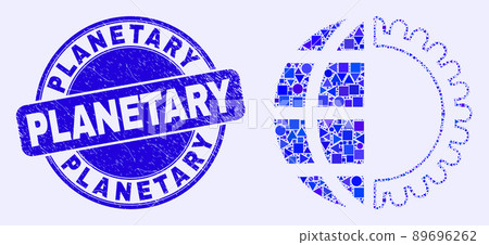 Blue Grunge Planetary Stamp and Global Service Mosaic Blue Grunge Planetary Stamp and Global Service Mosaic 89696262