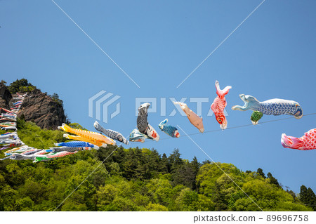 Road station Ryoyama Takeyama's carp streamer 89696758