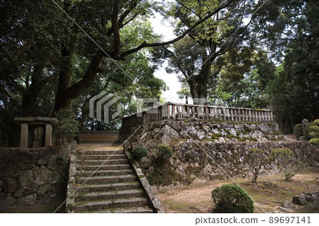 Old trees and fences at Kazan-in Bodaiji Temple Old trees and fences at Kazan-in Bodaiji Temple 89697141