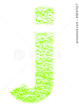用蠟筆繪製的字母 j 小寫字母 黃綠色背景 白色 高分辨率路徑 其他顏色可選 用蠟筆繪製的字母 j 小寫字母 黃綠色背景 白色 高分辨率路徑 其他顏色可選 89697927