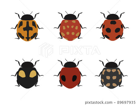 Ladybugs pattern illustration 89697935