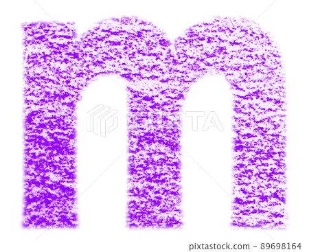 Alphabet drawn with crayon m lowercase purple background white with high resolution pass Other colors available Alphabet drawn with crayon m lowercase purple background white with high resolution pass Other colors available 89698164