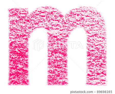 Alphabet drawn with crayon m lowercase red background white with high resolution pass Other colors available Alphabet drawn with crayon m lowercase red background white with high resolution pass Other colors available 89698165