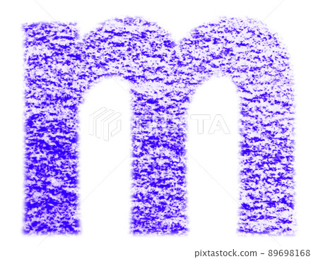 Alphabet drawn with crayon m lowercase blue purple background white with high resolution pass Other colors available Alphabet drawn with crayon m lowercase blue purple background white with high resolution pass Other colors available 89698168