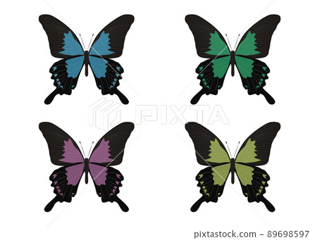 哥特式蝴蝶圖 89698597