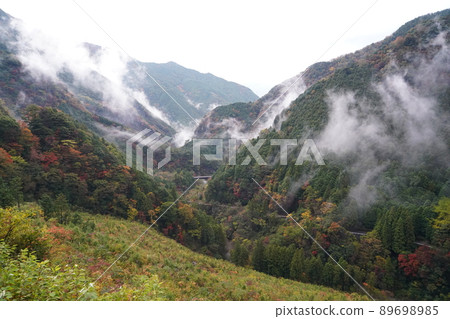 Scenery of Ishizuchi skyline 89698985