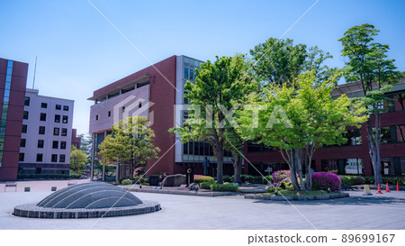 Beautiful Yamanashi Gakuin University campus surrounded by nature, Sogo University Kofu City 89699167