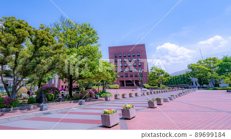 Beautiful Yamanashi Gakuin University campus surrounded by nature, Sogo University Kofu City 89699184